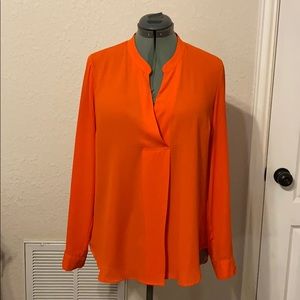 Signature Studio Long sleeve pullover blouse